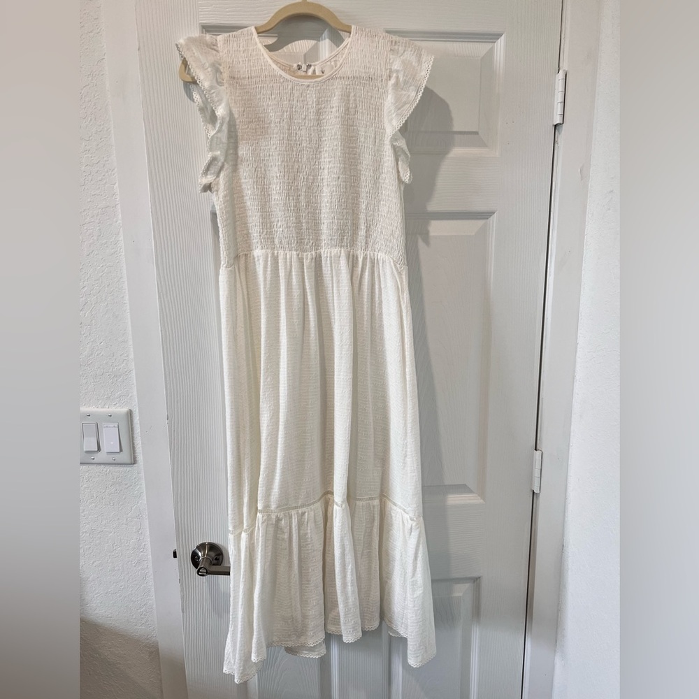 Dress maxi, white Size M